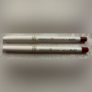 BELLE Beauty Lip Liners - Pink Coral Nude & True Red